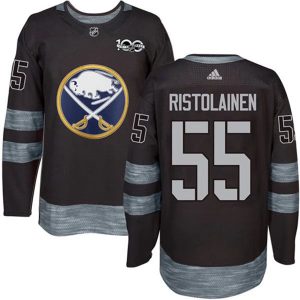 Herren Buffalo Sabres Eishockey Trikot Rasmus Ristolainen #55 1917-2017 100th Anniversary Schwarz Authentic